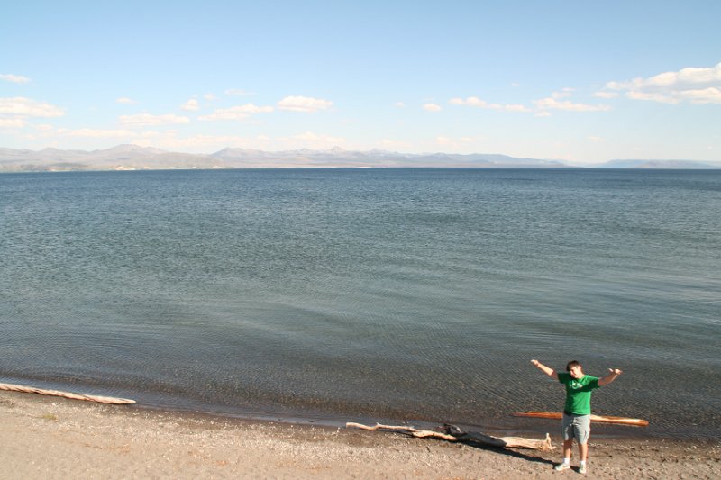 Trip (159).JPG - Kris at Lake Yellowstone